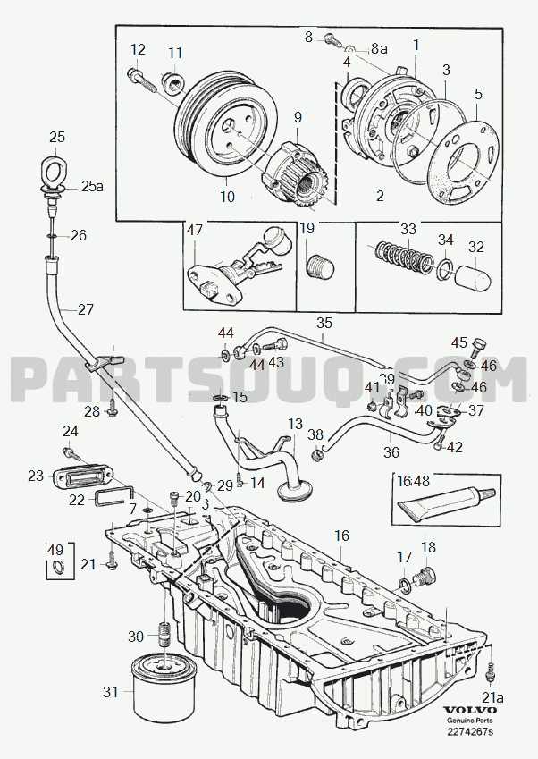 volvo parts diagram