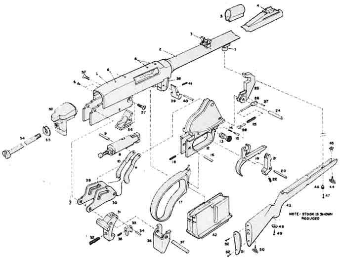 winchester model 1873 parts diagram