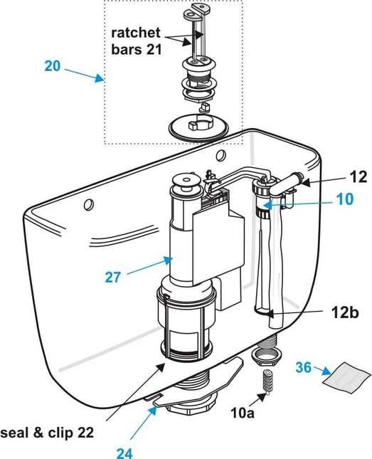 toilet parts diagram uk