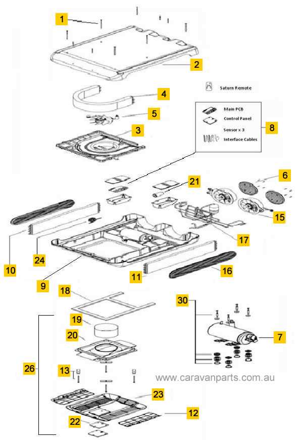 portable air conditioner parts diagram