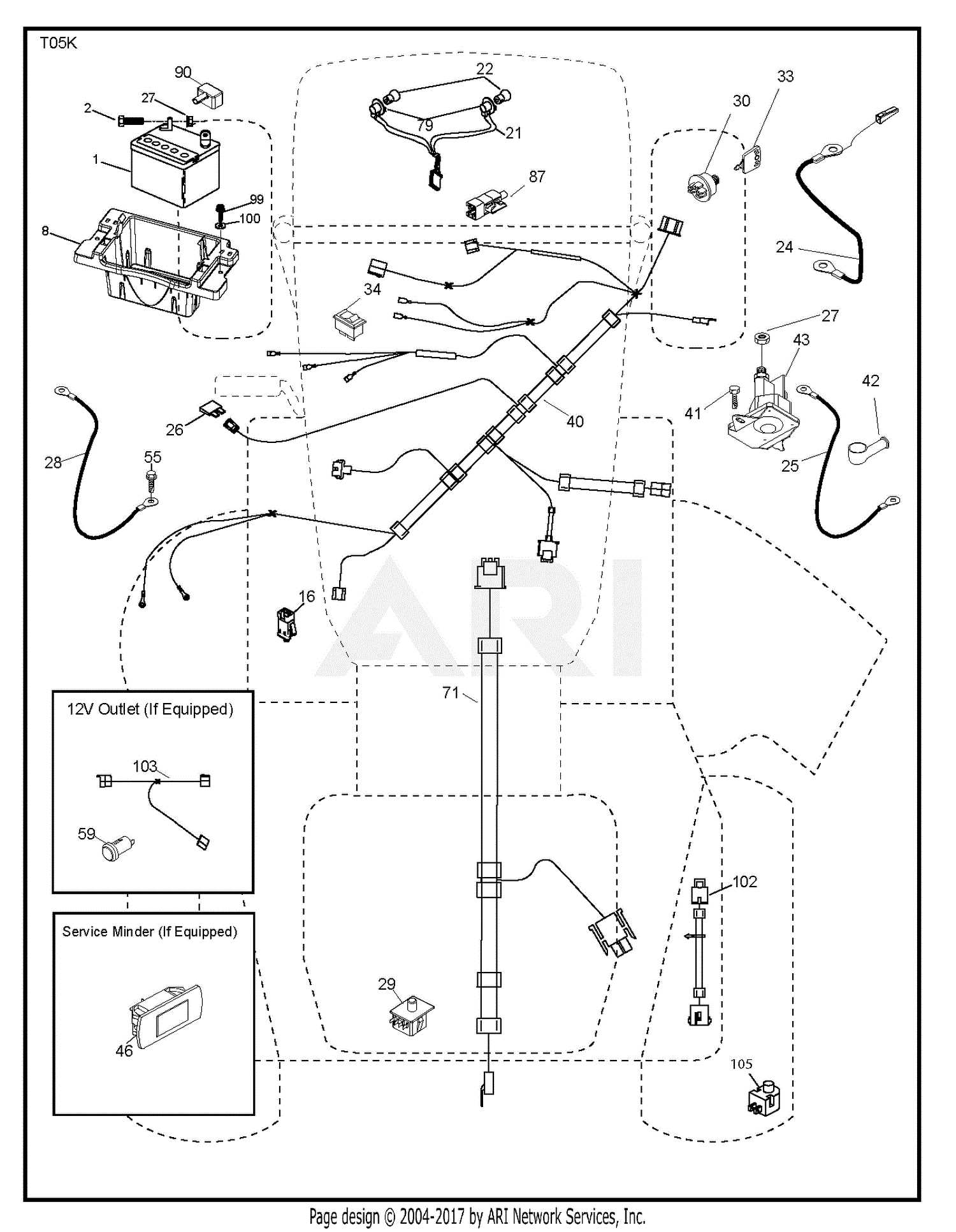 poulan riding lawn mower parts diagram