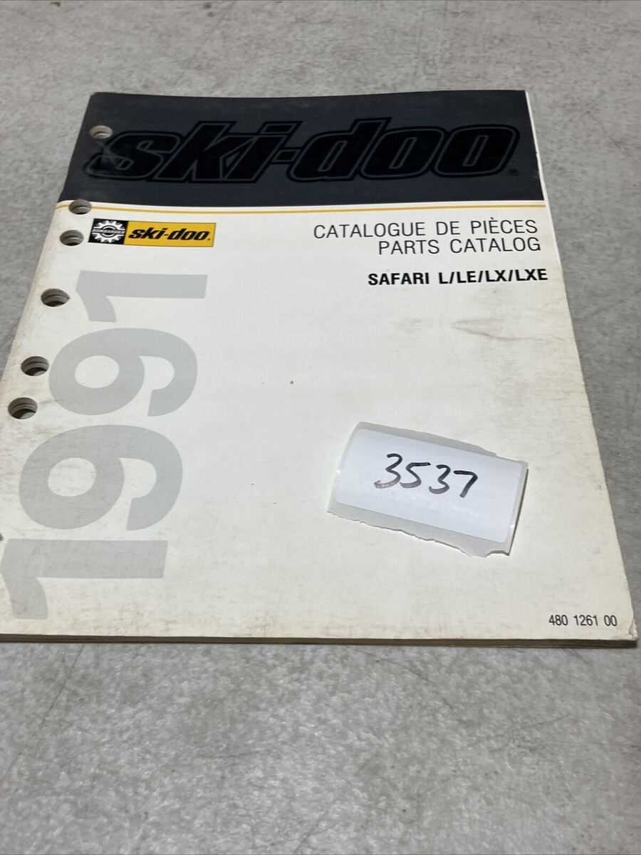 ski doo safari parts diagram