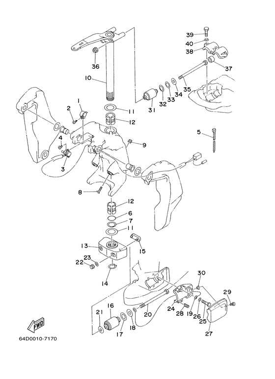 yamaha 150 outboard parts diagram