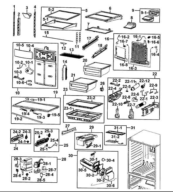 samsung rf4287hars parts diagram