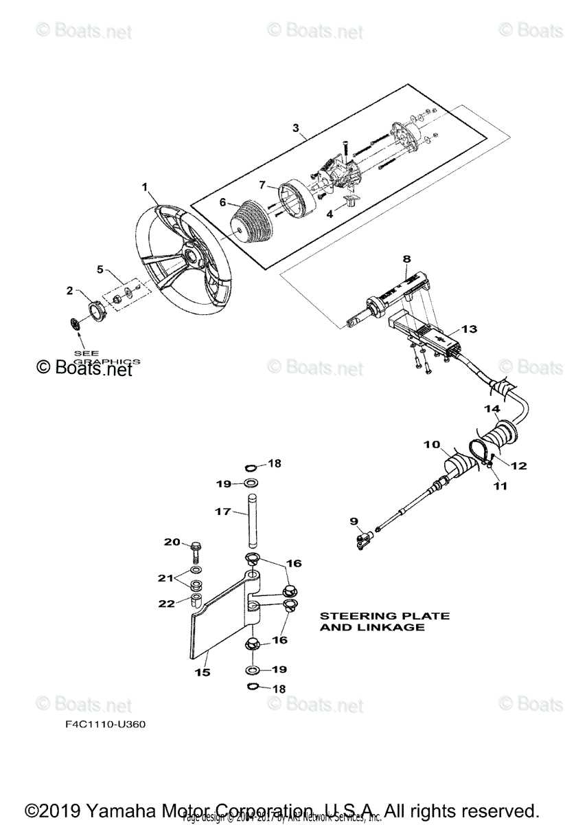 steering parts diagram