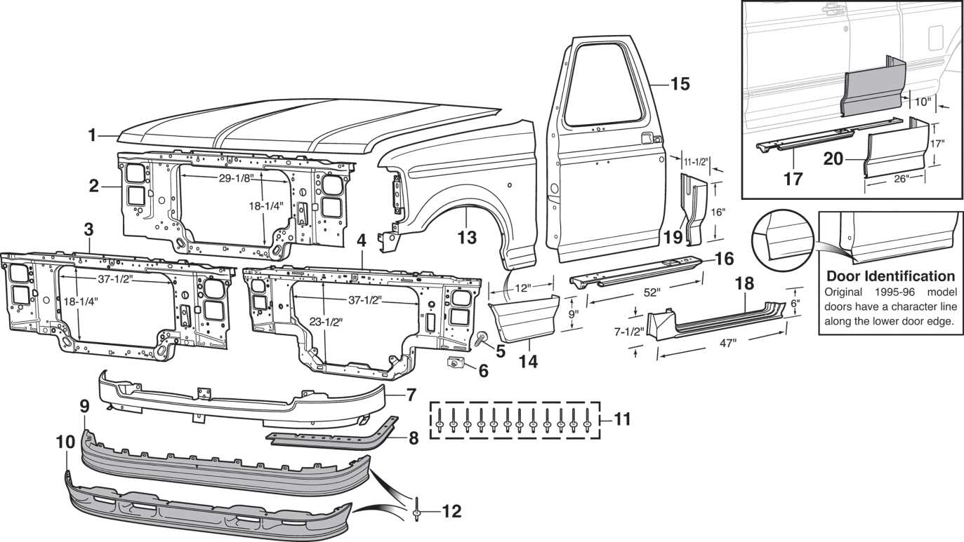 ford f350 4x4 front end parts diagram