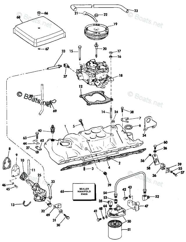 small block chevy 350 engine parts diagram