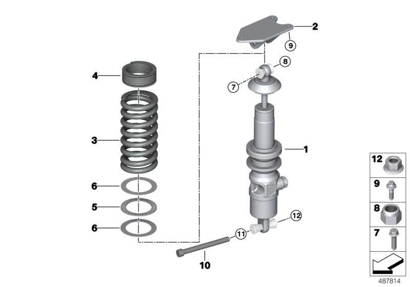 shock absorber parts diagram