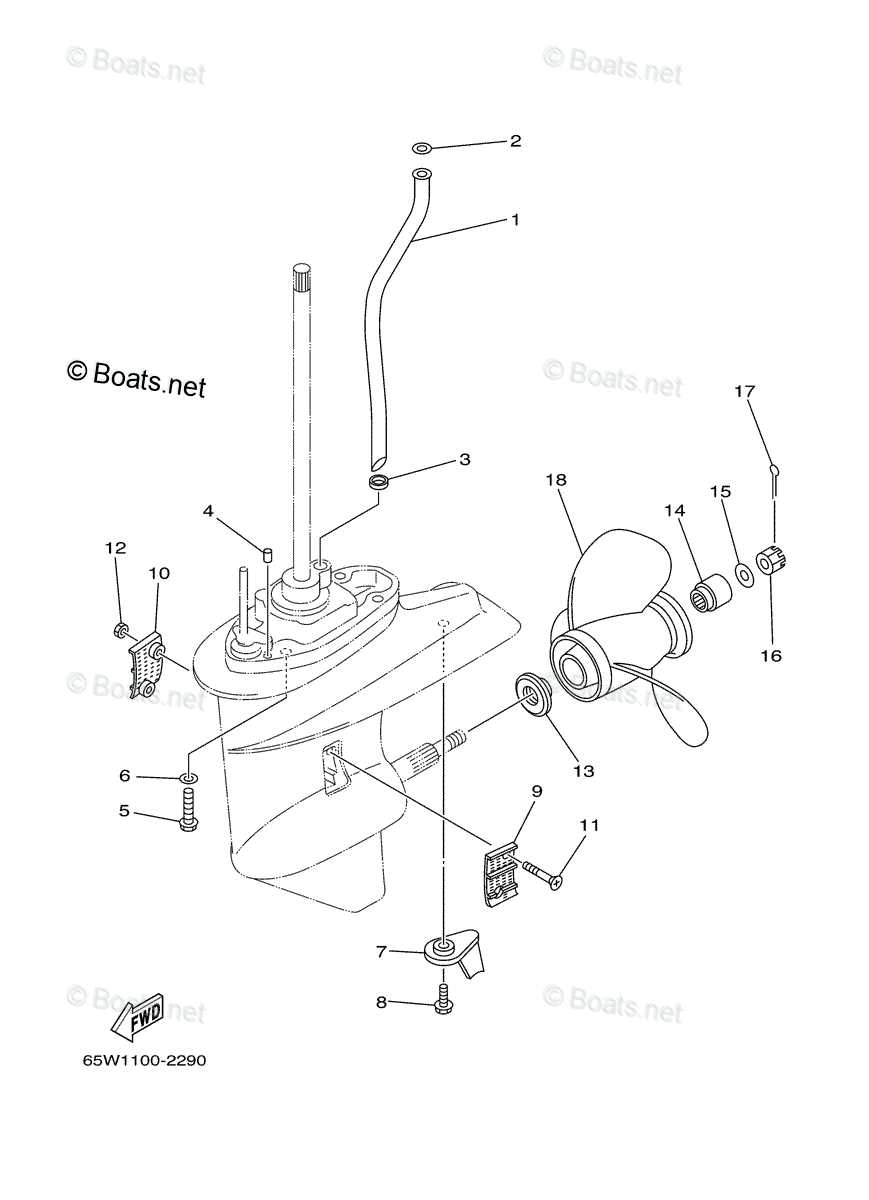 yamaha 15 hp parts diagram