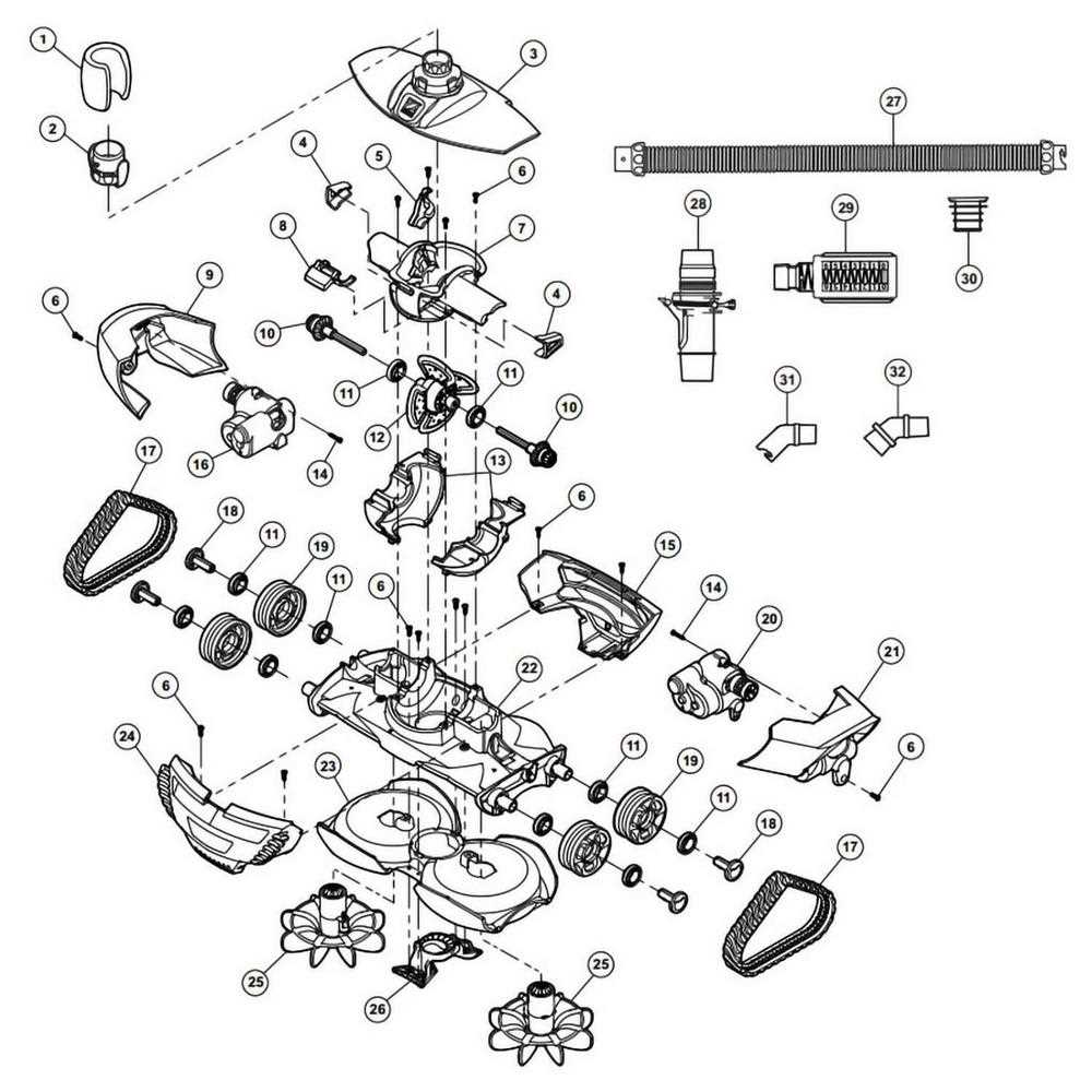 zodiac mx8 elite parts diagram