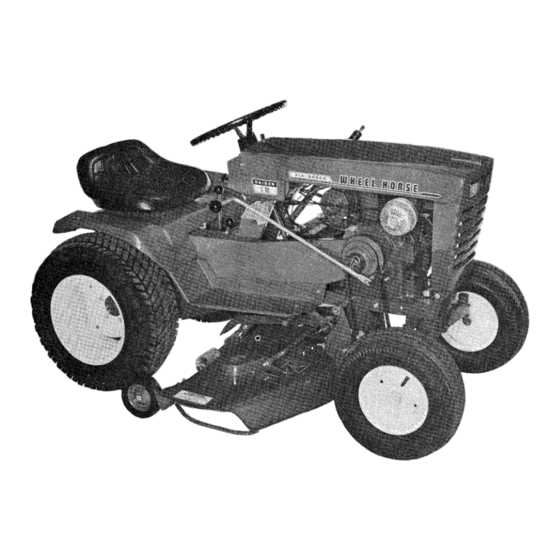 wheel horse mower deck parts diagram