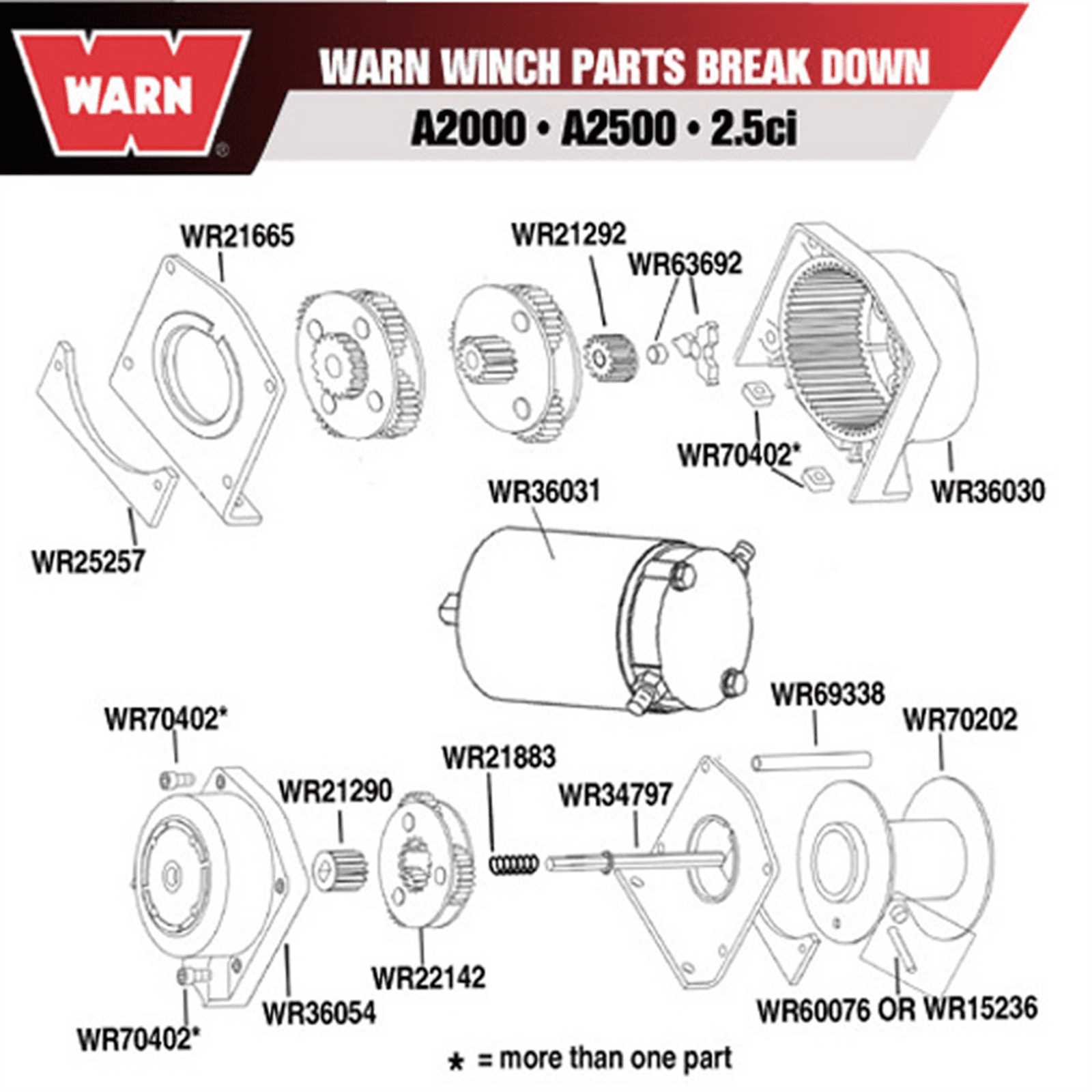 warn atv winch parts diagram