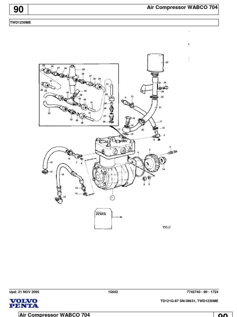 wabco air compressor parts diagram