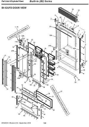 sub zero 736tc parts diagram