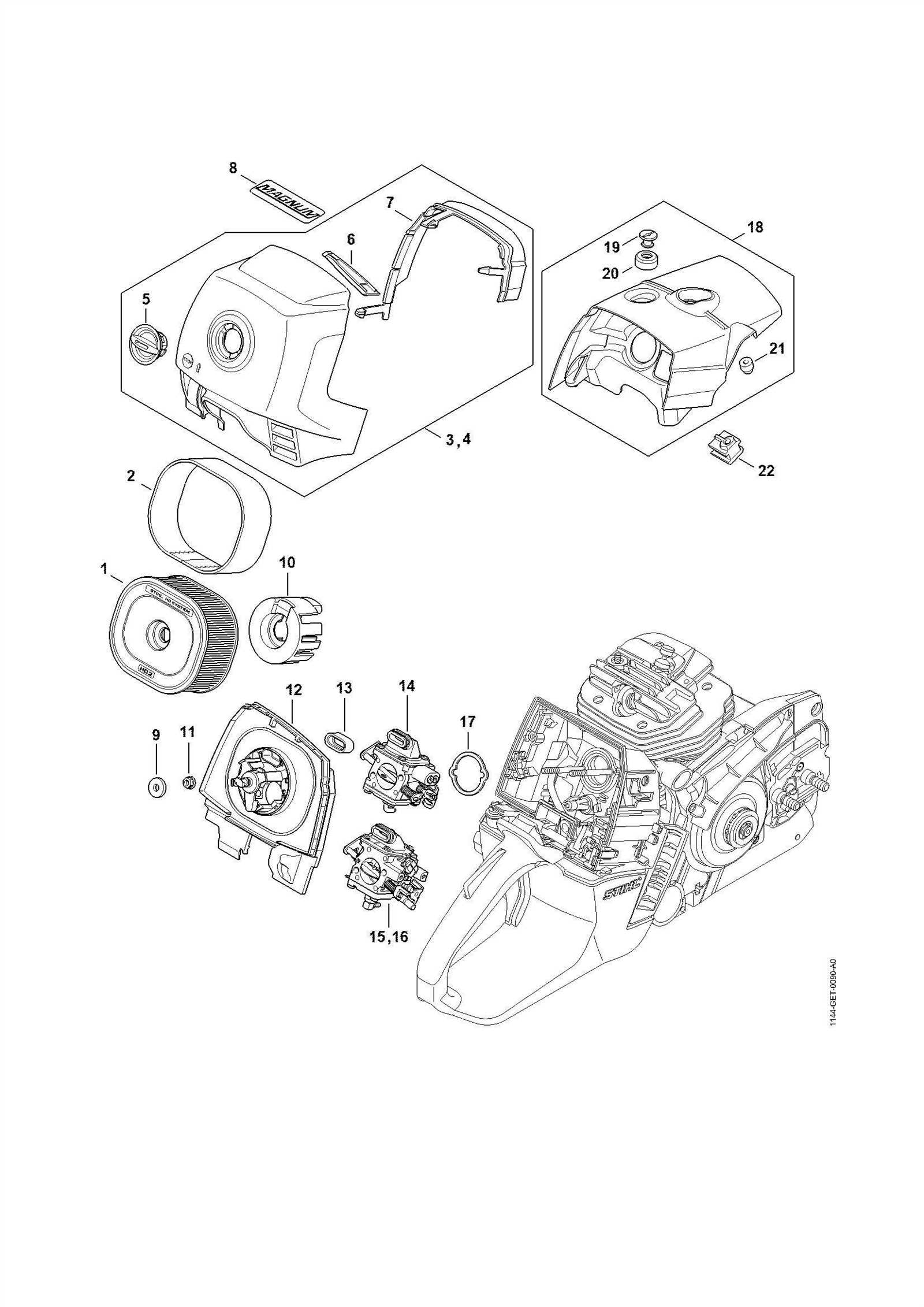 stihl chainsaw ms 271 parts diagram