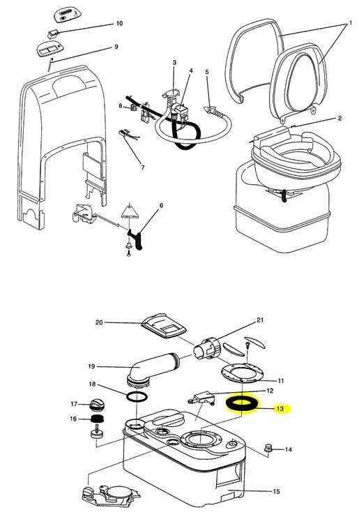 thetford 42054 parts diagram