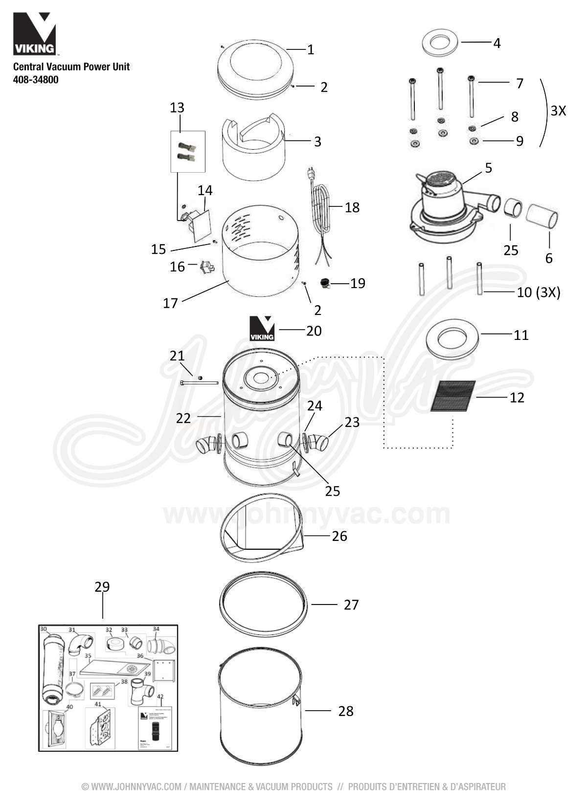 vacuflo 560 parts diagram