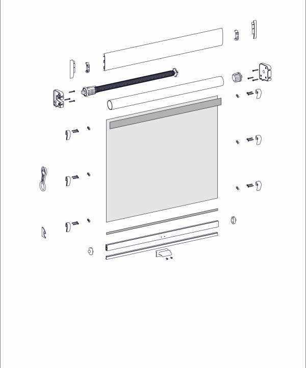 velux blind parts diagram