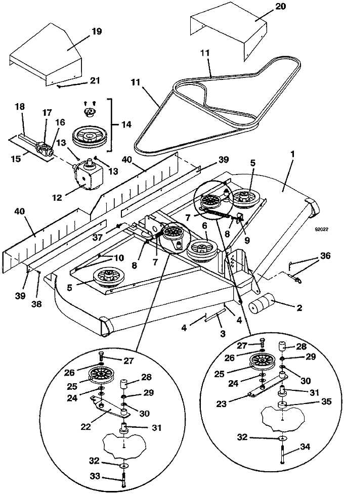 white riding mower parts diagram