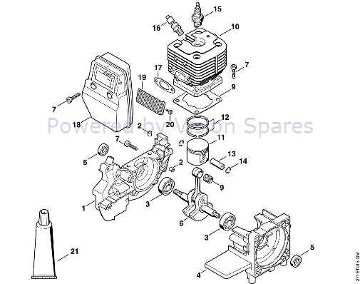 stihl fs 450 parts diagram