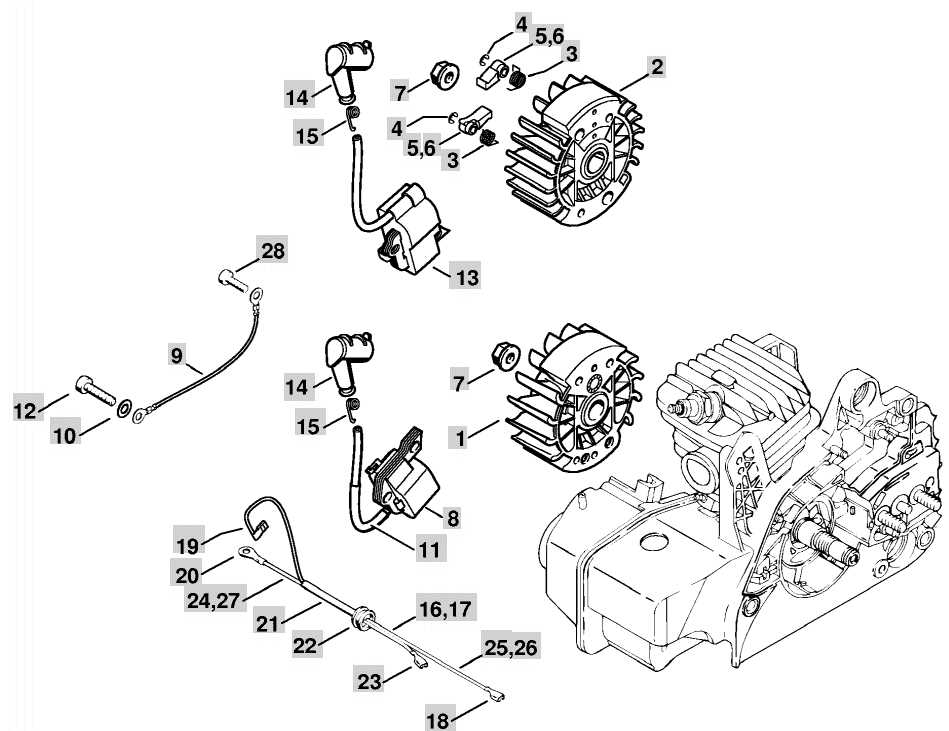 stihl ms 250 parts diagram