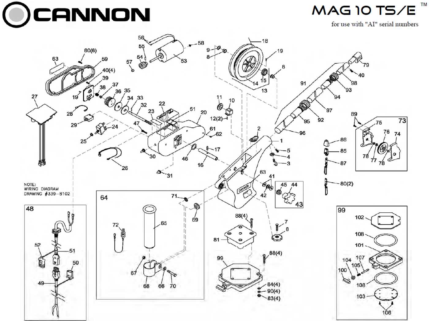 scotty downrigger parts diagram