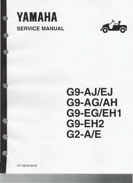 yamaha g9 golf cart parts diagram