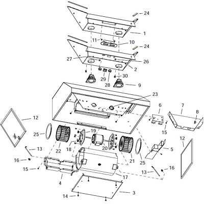 vent hood parts diagram