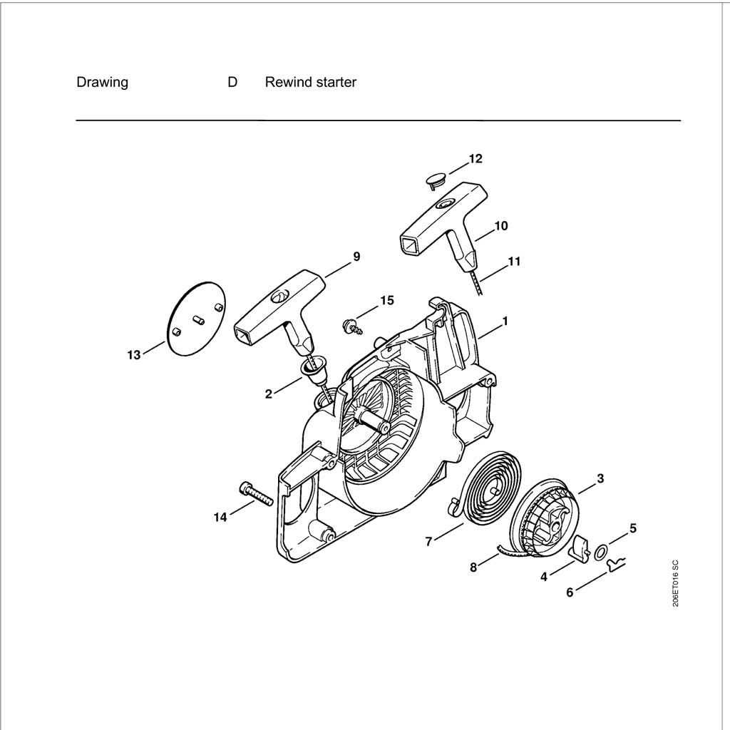 stihl ms170 parts diagram