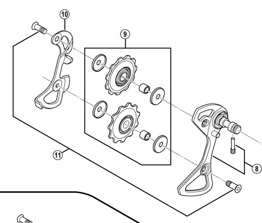 shimano 105 parts diagram