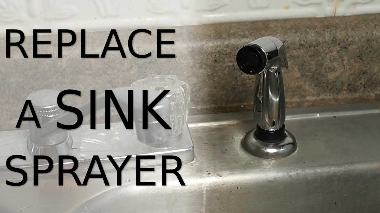 sink sprayer parts diagram