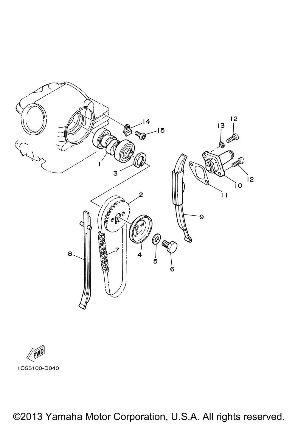 yamaha grizzly 125 parts diagram