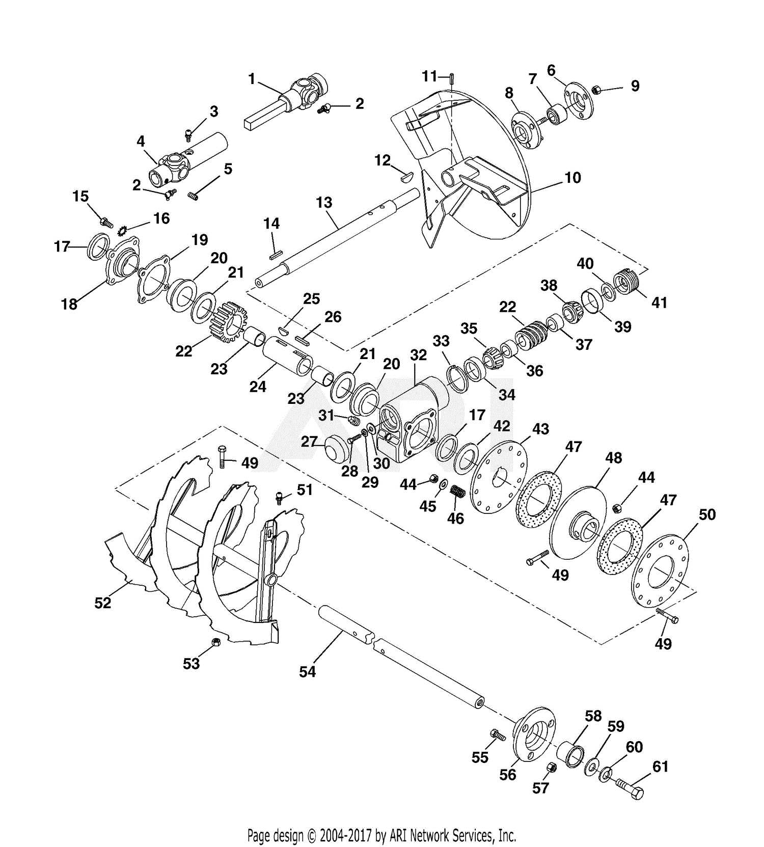 shakespeare reel parts diagram