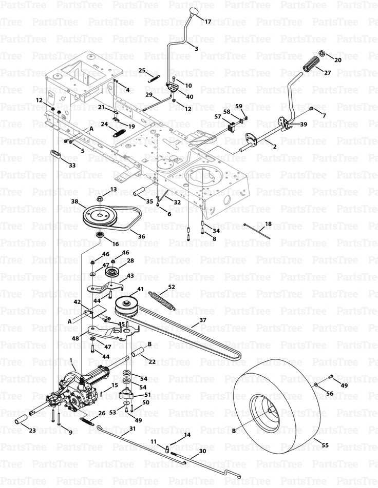 troy bilt lawn mower parts diagram