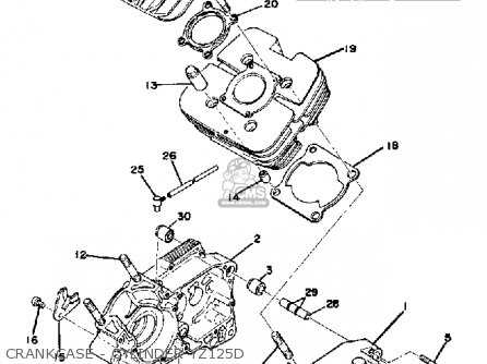 yamaha yz125 parts diagram