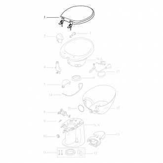 thetford aqua magic rv toilet parts diagram