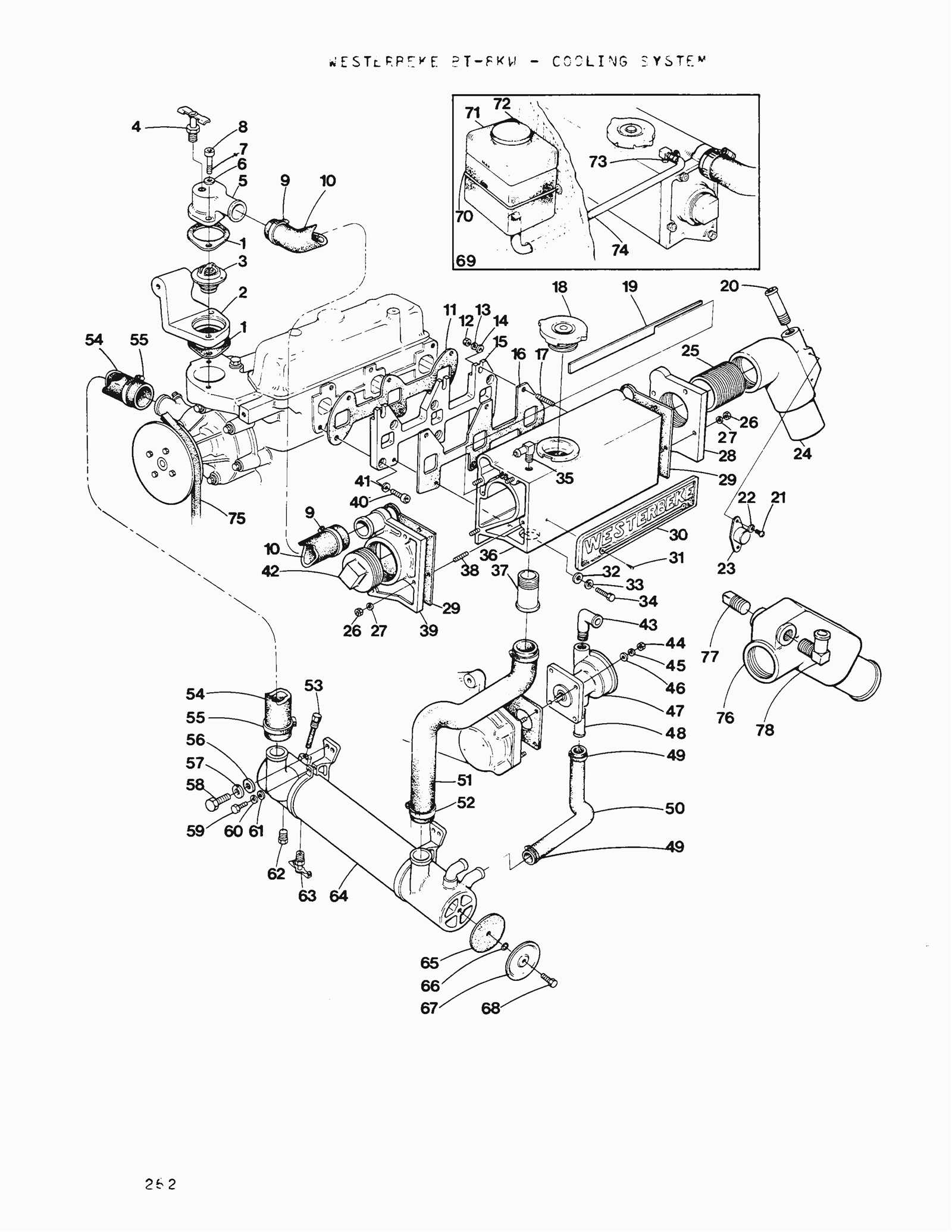 westerbeke parts diagram