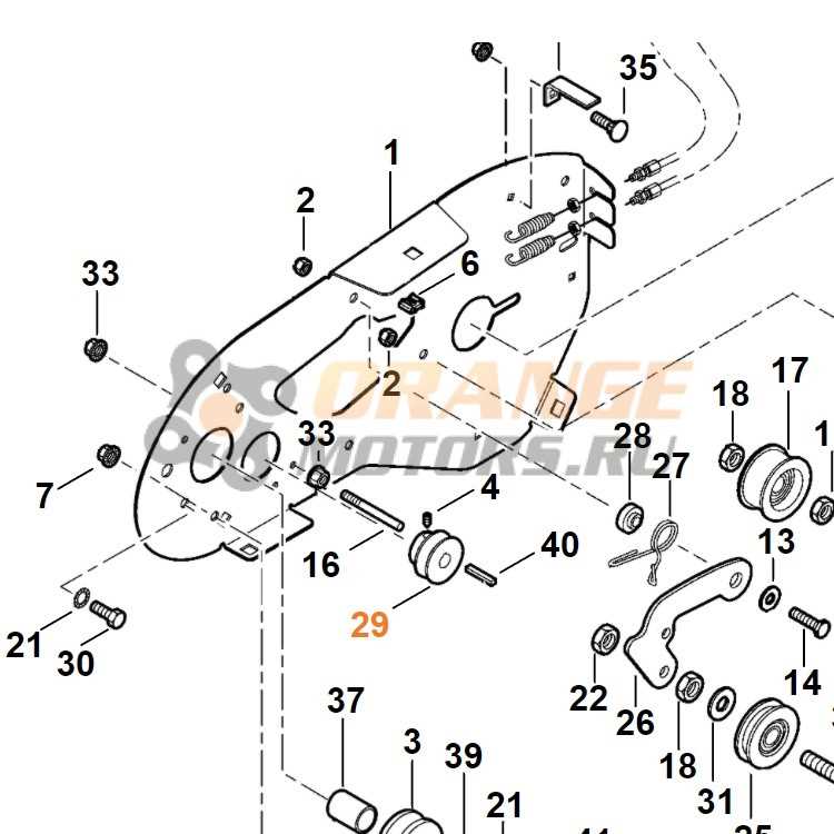 stihl concrete saw parts diagram