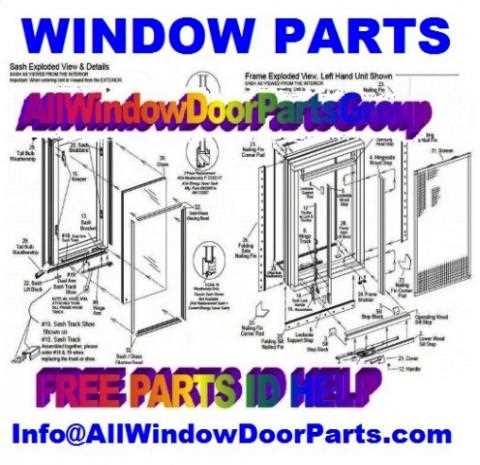 pella casement window parts diagram