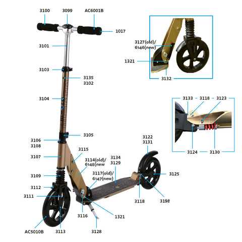 scooter parts diagram