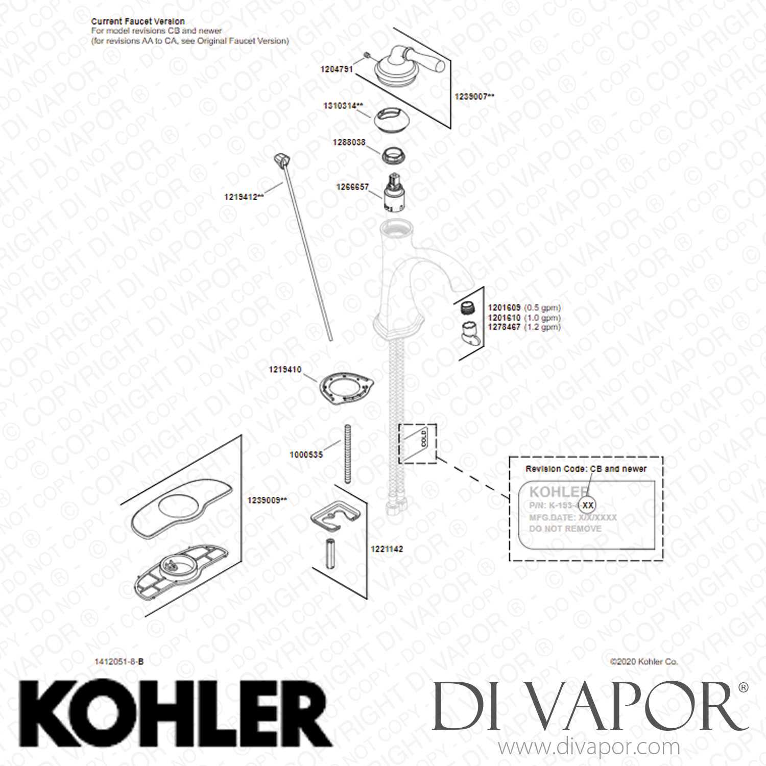 sink parts diagram