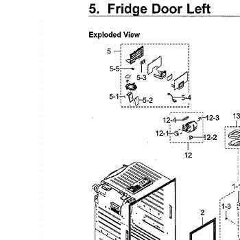 samsung french door refrigerator parts diagram