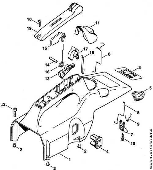 stihl 029 super parts diagram