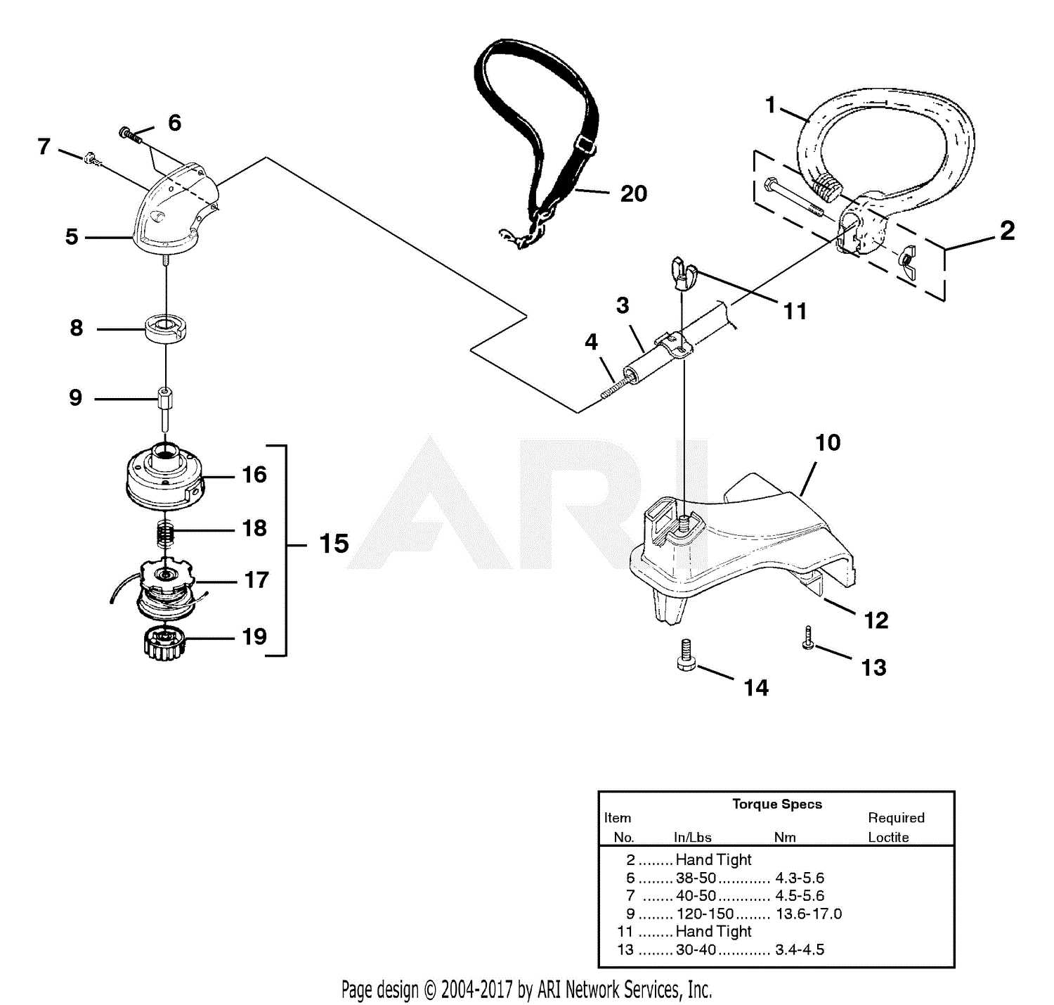 stihl fs 460 parts diagram