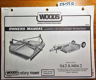 rotary mower parts diagram