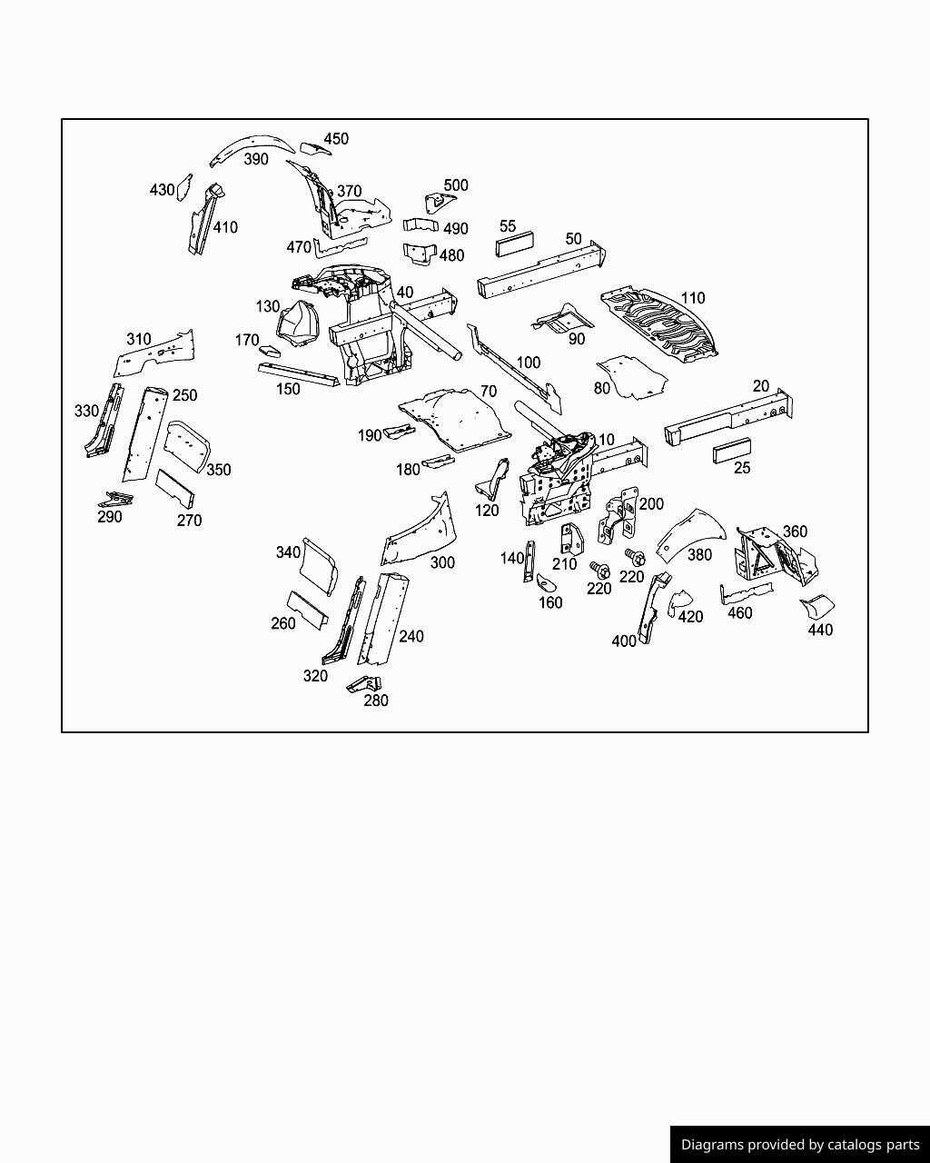 wheel well parts diagram