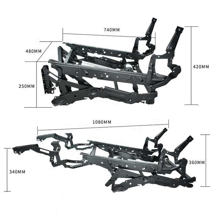 recliner parts diagram