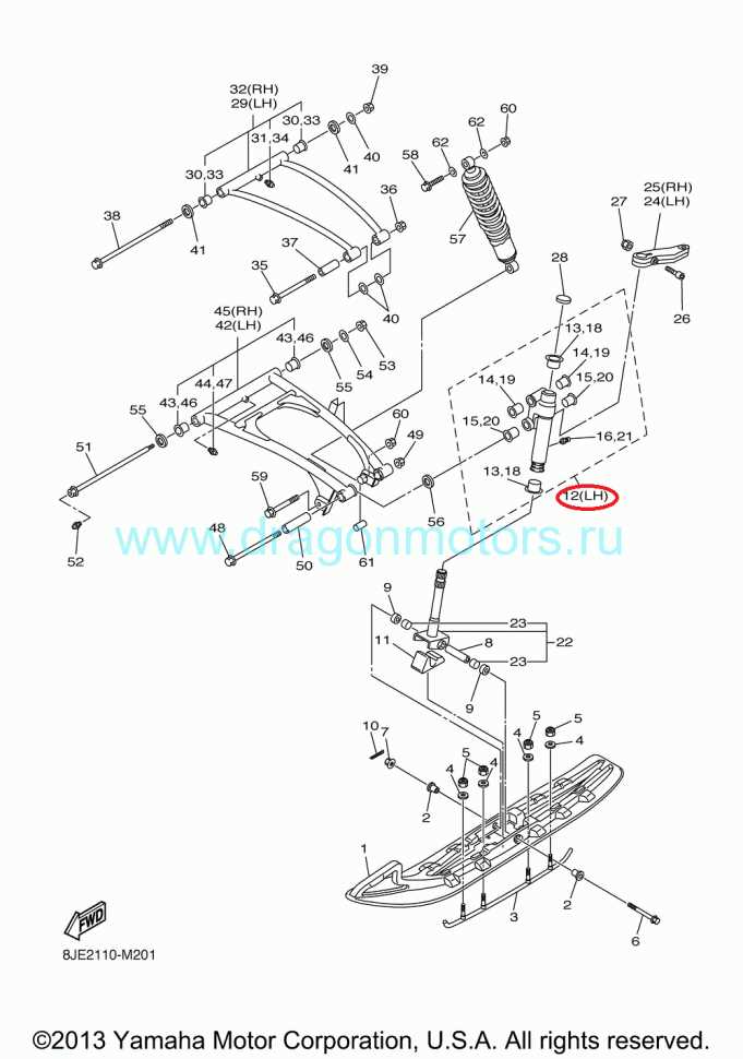 yamaha apex parts diagram