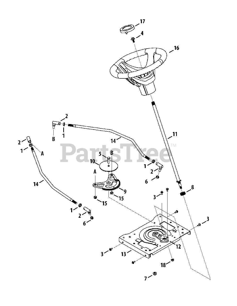 yt3000 parts diagram