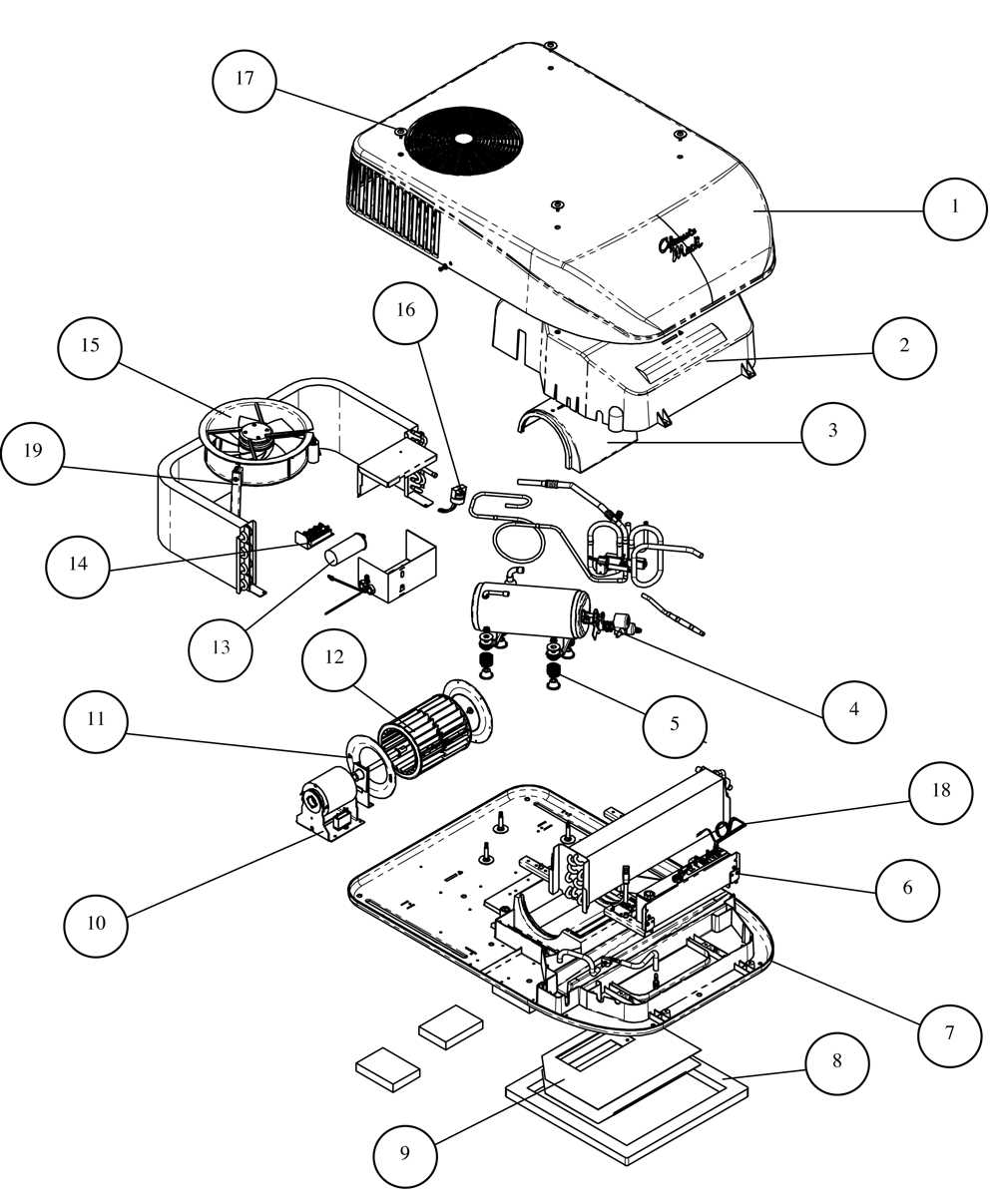 rv air conditioner parts diagram